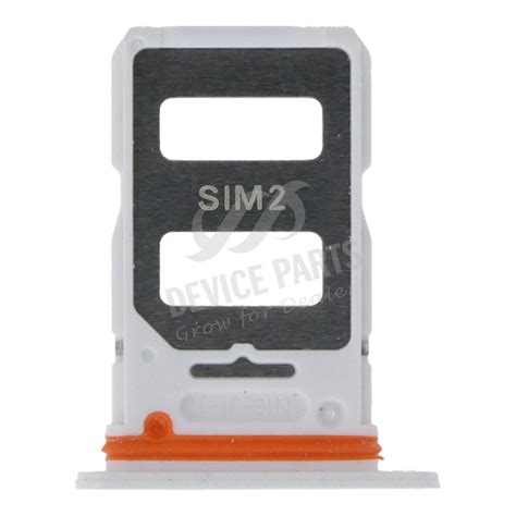 Sim Card Tray For Xiaomi Poco X6 Dual Card Version White Ori