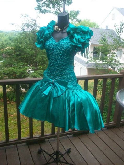 80s Wild Child Prom Party Dress Best In Show S Sleeves And Poufy Lower