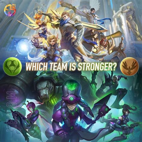 An Advertisement For The Game Which Team Is Stronger With Some