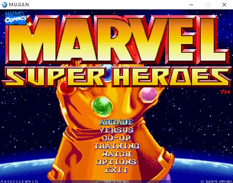 Marvel Super Heroes Mugen Player