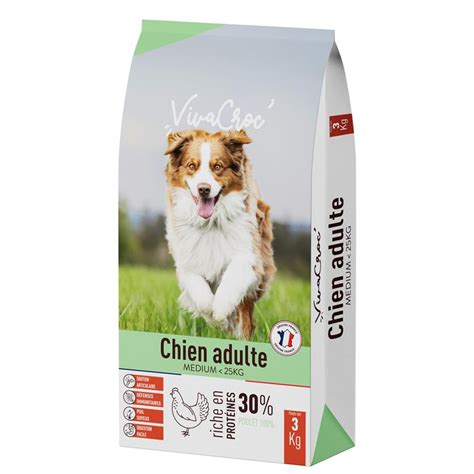 Croquettes Chien Vivacroc Adulte Medium Poulet Kg Croquettes