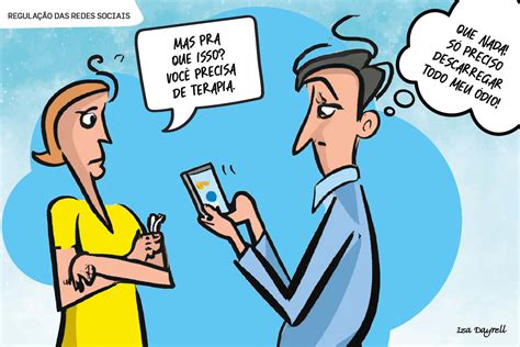 Regulação Das Redes Sociais - Charge - Regulação das mídias sociais - Jornal Capital Federal