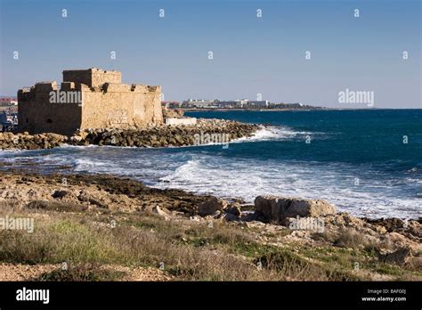 Castle Pathos Cyprus Stock Photo Alamy
