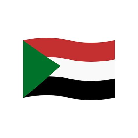 Premium Vector Sudan Flag Icon Vector