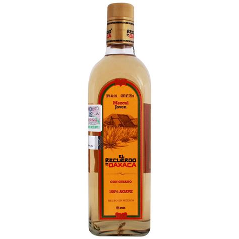 Mezcal El Recuerdo De Oaxaca Rep 750 Ml Lagranbodega