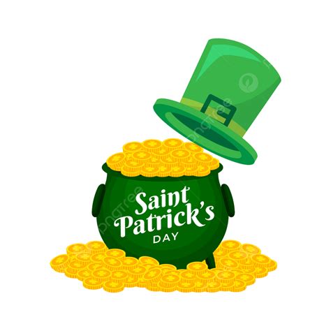 St Patricks Day Vector Png Images Green St Patricks Day Festival