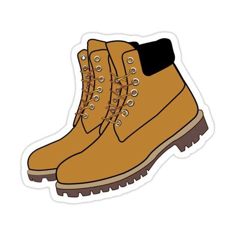 Timbs Sticker For Sale By Pmaker Designs Timbs Stickers