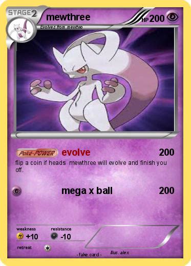 Pokémon mewthree 1158 1158 evolve My Pokemon Card