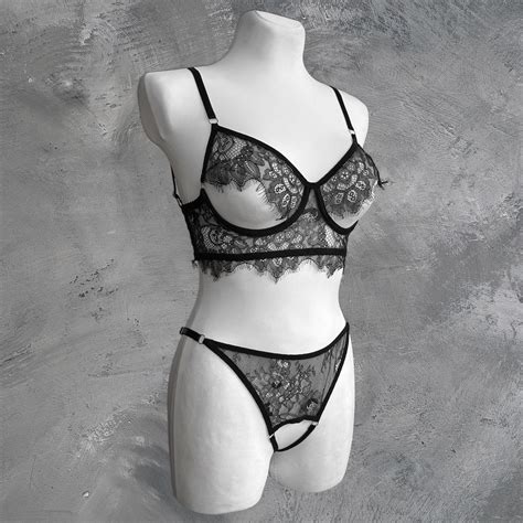 Open Cupless Bra Open Crotch Panties Erotic Lingerie Open Cup Lingerie Womens Lingerie Sexy