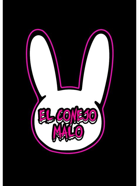 El Conejo Malo Poster By Blazikin Redbubble