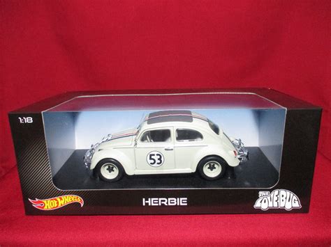 1 18 Scale Herbie The Love Bug Movie Car Hot Wheels Volkswagen Beetle