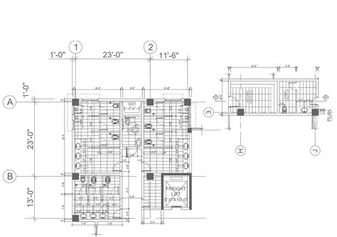 Public Toilet Plan Detail Drawing In Autocad Dwg File Cadbull