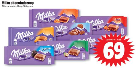 Milka Chocoladereep Aanbieding Bij Dirk