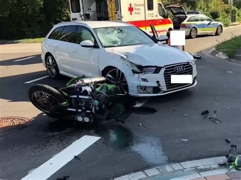 Motorrad übersehen Fahrer schwer verletzt Edesheim RHEINPFALZ