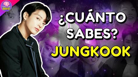 Cuánto Sabes de JUNGKOOK Eres un Verdadero fan de BTS Test