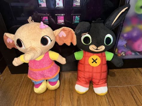 FISHER PRICE CBEEBIES Bing Bunny And Sula Talking Soft Toys 14 00