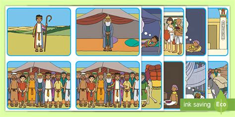 Joseph Sequencing Cards Simple Old Testament Timeline