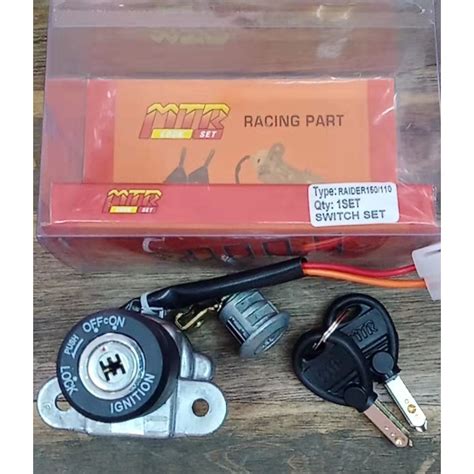 Ignition Switch Anti Theft Raider J Raider Carb Key Set Shopee