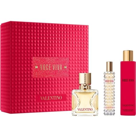 Valentino Voce Viva Intense - Gift Set With 100ml EDP Spray, 15ml EDP ...