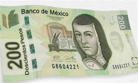 Adiós Sor Juana nuevo billete de 200 pesos