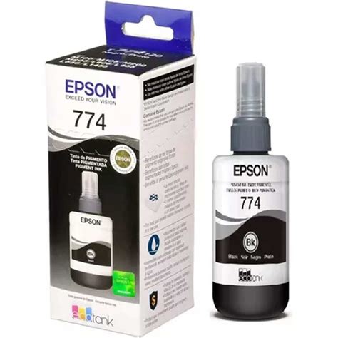 Botella De Tinta Epson T Al M Color Negro Pigmentada Ac