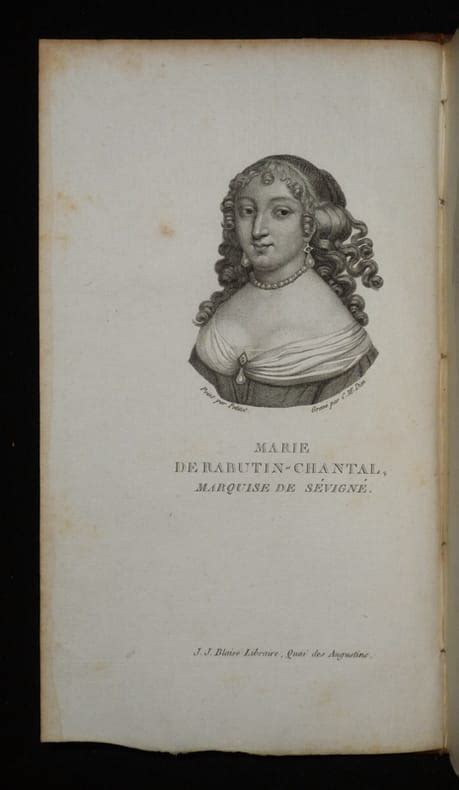 Sévigné Madame de Coulanges Philippe Emmanuel de Lettres de Madame d