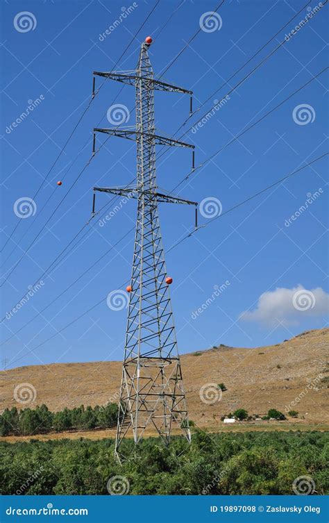 Massive Pylon Stock Photo Image Of Electric Skyline