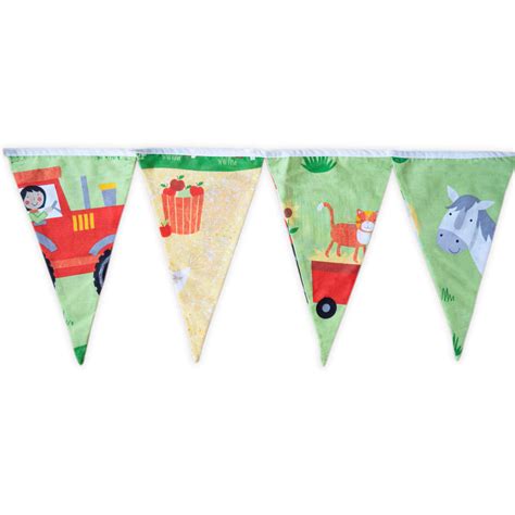 Kids Farm Friends Bunting Happy Linen Company