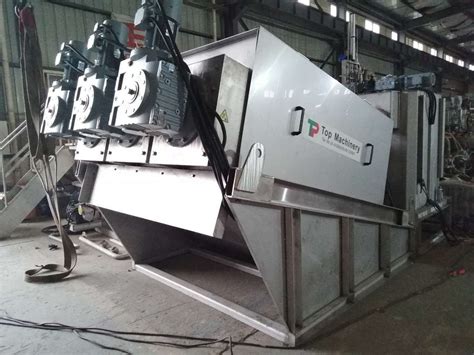 Multi Plate Waste Water Treatment Volute Screw Press Sludge Dewatering