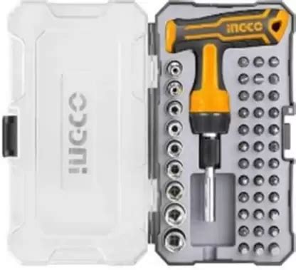 Ingco Pcs Set T Handle Wrench Screwdriver Set Hksdb Ratchet