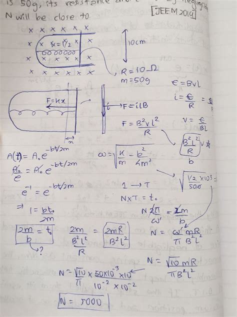 The Toughest Question In Physics Jee Mains History [[according To Me]] R Jeeneetards