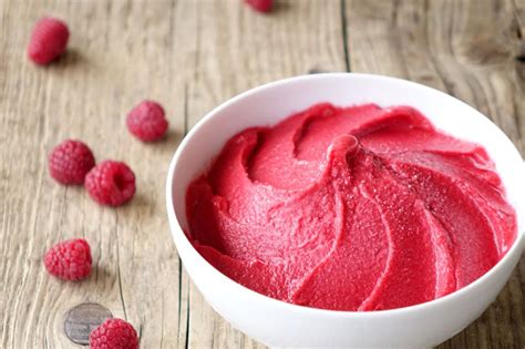 Sorbet à la framboise Empreinte Sucrée