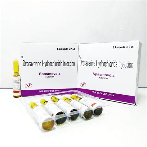 Drotaverine Hydrochloride Injections Voizmed X Ml At Piece