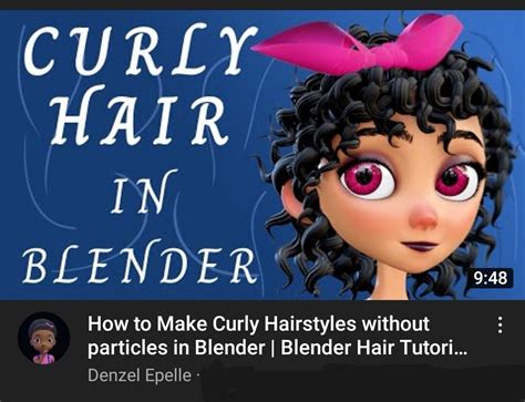 Making Curly Hair With Curve Advice Modeling Blender Artists Community