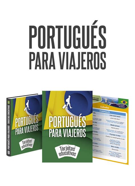 Portugu S Para Viajeros Tarjetas Educativas Mi Biblioteca Portable