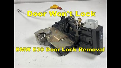 How To Remove Door Lock Latch Actuator From BMW E39 M5 540i 530i 525i