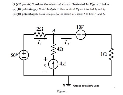 Solved Consider The Electrical Circuit Illustrated In Figure Chegg