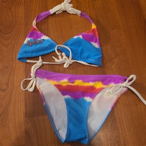 Hooters Swim Nwot Hooters Tie Dye Medium Bikini Poshmark