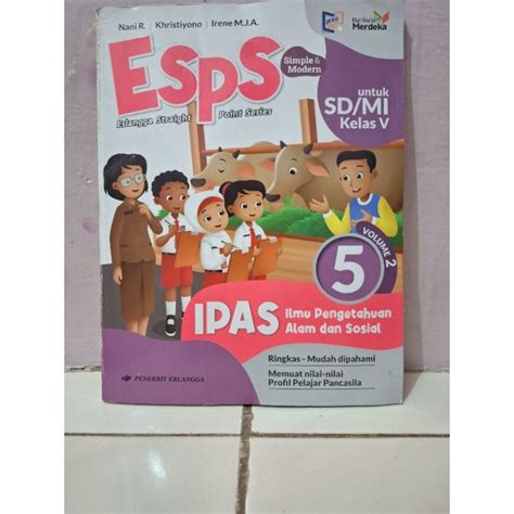 Jual Buku Esps Ipas Ilmu Pengetahuan Sosial Dan Alam Volume Kelas V