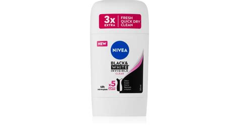 Nivea Black White Invisible Clear Antitranspirant Notino De