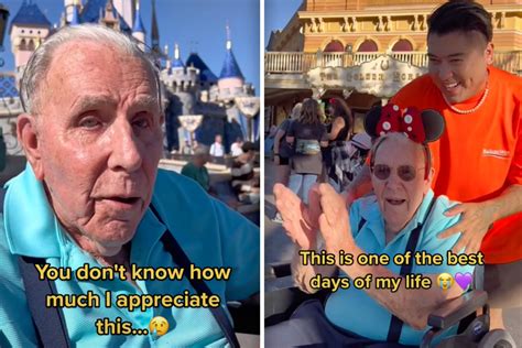 Video Of 100 Year Old Man Having The Best Day Of His Life At Disneyland