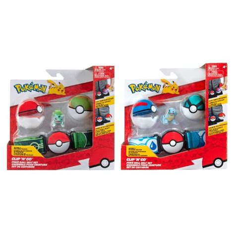 Pokemon Clip N Go Belt Set Ass Lekobusa