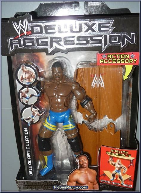 Wwe Jakks Deluxe Aggression Series 4 Shelton Benjamin Figure W Denting