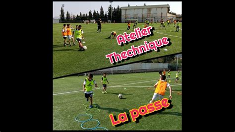 Exercice Passe Court Football U11 Atelier Technique Football U11 Youtube