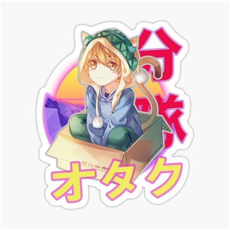 Yukine Noragami Stray God Retro Sunset Anime Design Sticker By