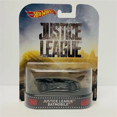 Hot Wheels Toys Hot Wheels Justice League Batmobile Real Riders Retro Entertainment Poshmark