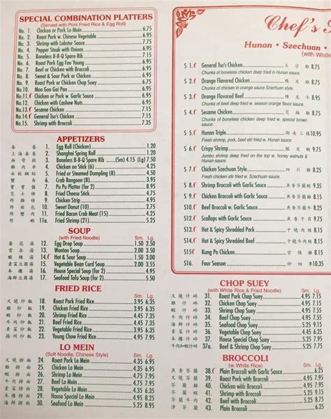 Menu Of China Inn Buffet In Canton Il 61520