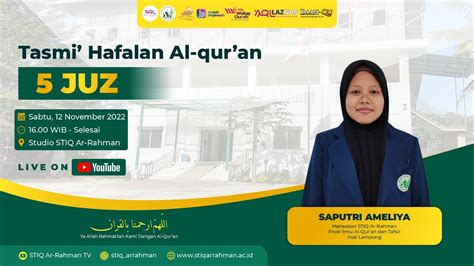 Tasmi Hafalan Al Qur An 5 Juz Oleh Ananda Saputri Ameliya YouTube