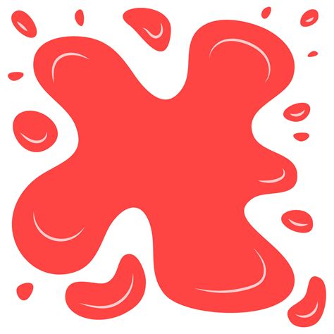 Red splash on a white background. Vector illustration 13469889 Vector ...