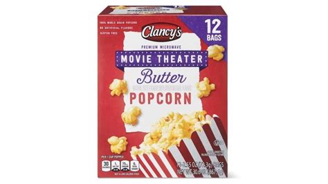 Clancy S Movie Theater Butter Popcorn 2 55 Oz X 12 Ct Delivery Near